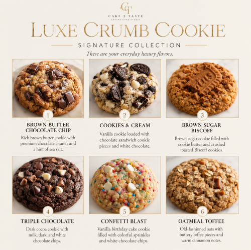 Luxe Crumb Cookies